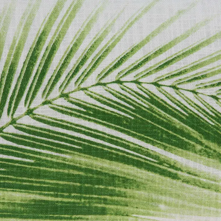 20" X 6" X 14" Cool Tropical Green Pillow Cover With Poly Insert
