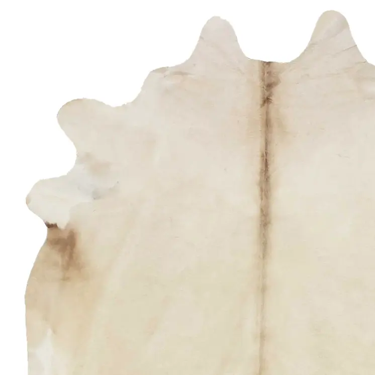 5' X 6' Natural Cowhide Handmade Area Rug