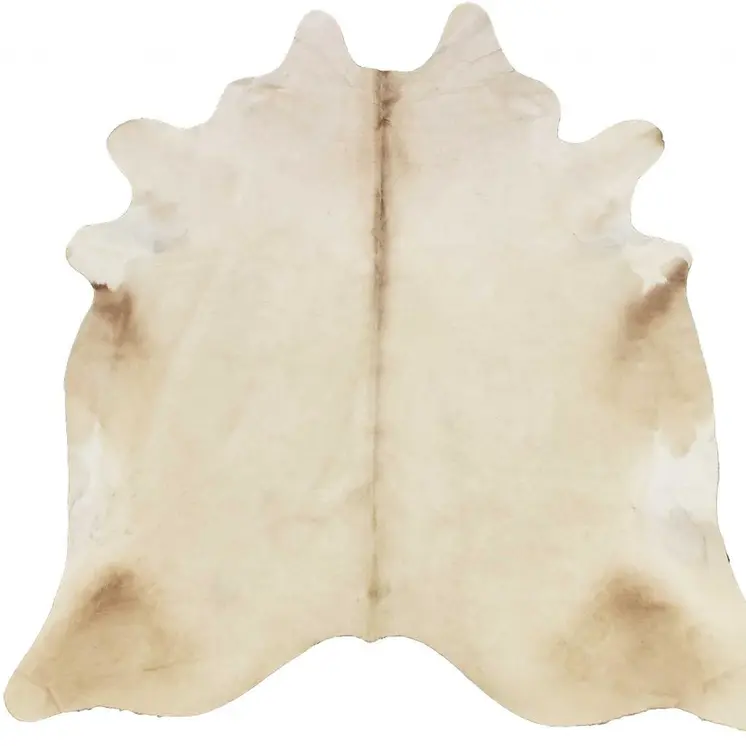 5' X 6' Natural Cowhide Handmade Area Rug