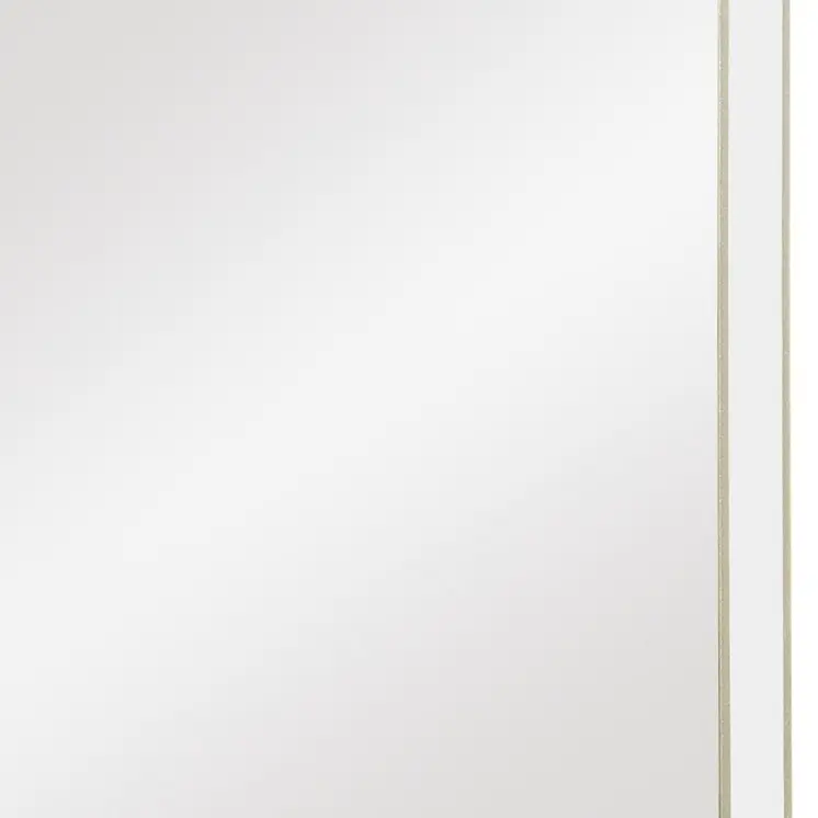 Champagne Wooden Rectangular Mirror