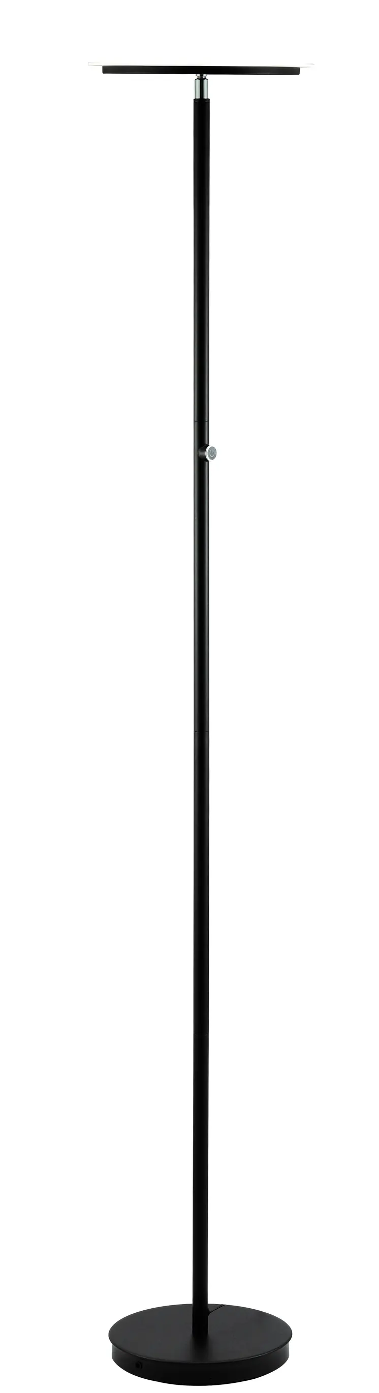 Black Metal Led Touch Floor Lamp