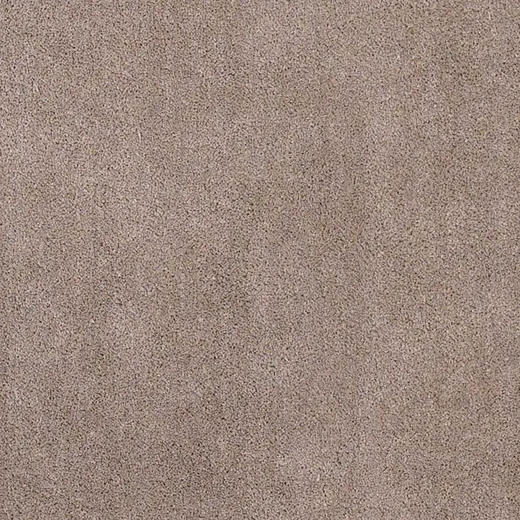 8' Beige Round Indoor Shag Rug