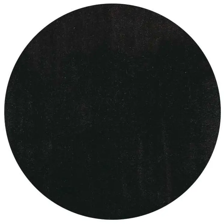 8' Espresso Brown Round Indoor Shag Rug