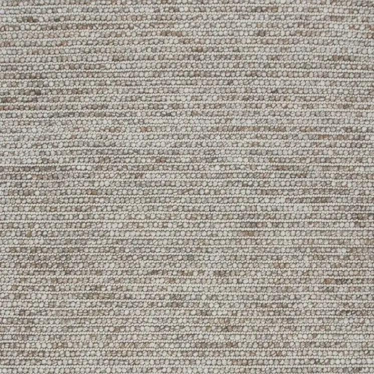 5' X 7'  Natural Wool Boucle Berber Style Area Rug