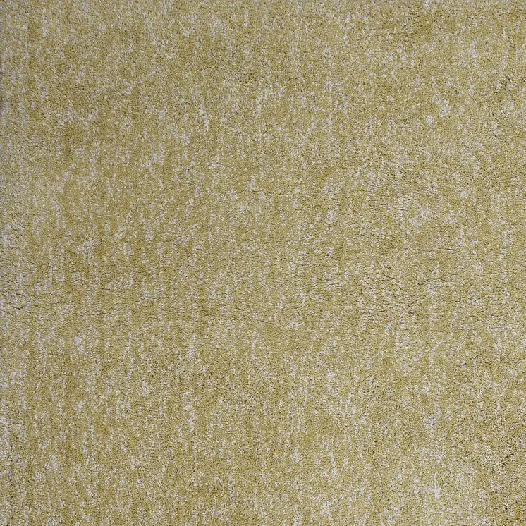 8' X 10' Yellow Shag Hand Woven Area Rug