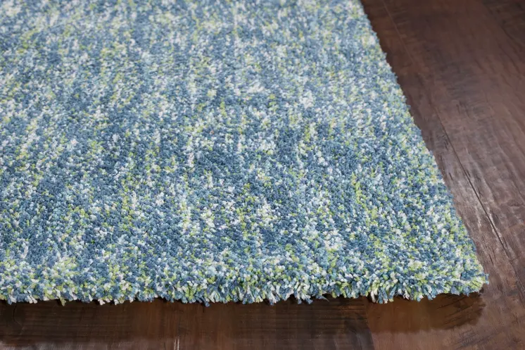 8' X 10' Seafoam Heather Indoor Shag Rug