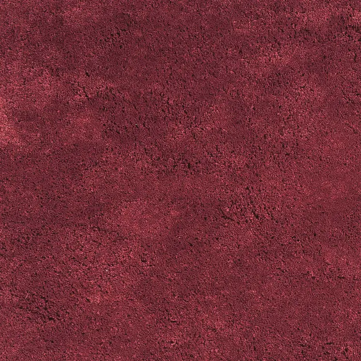 8' X 10' Red Shag Hand Woven Area Rug