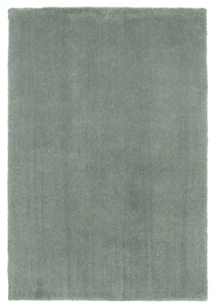 8' X 10' Slate Blue Shag Hand Woven Area Rug