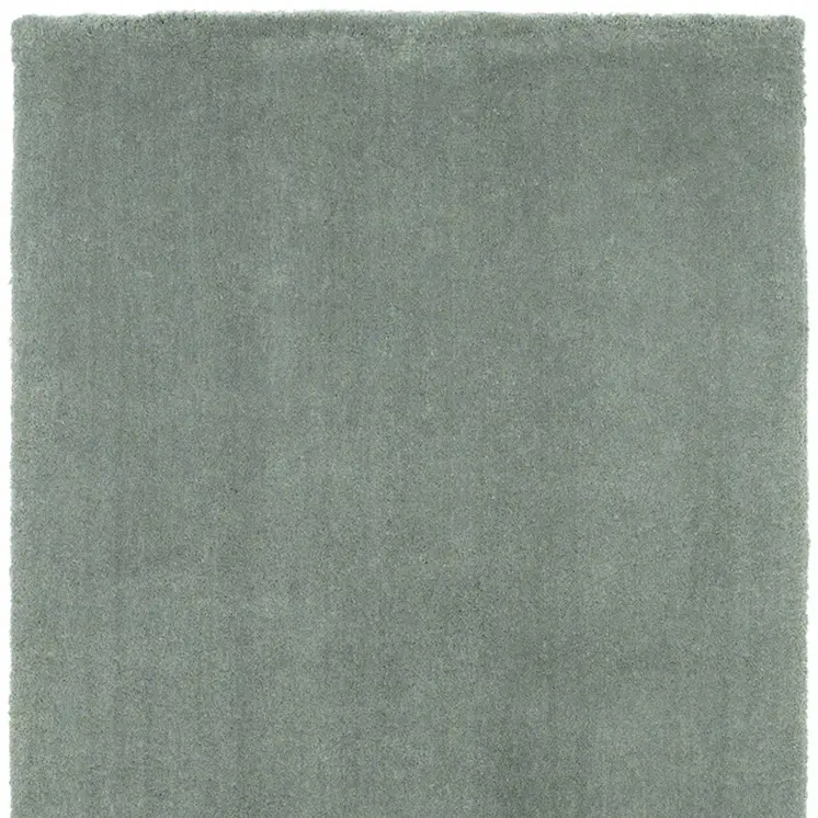 8' X 10' Slate Blue Shag Hand Woven Area Rug