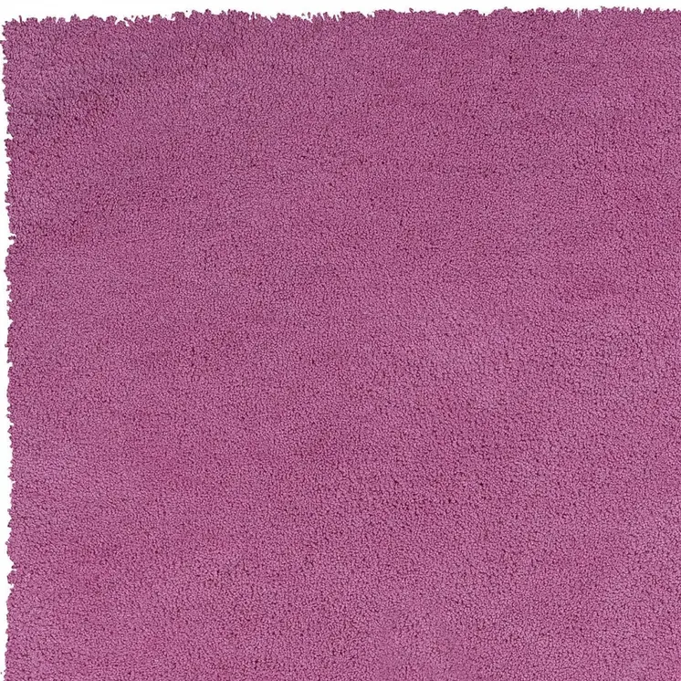 8' X 10' Hot Pink Shag Hand Woven Area Rug