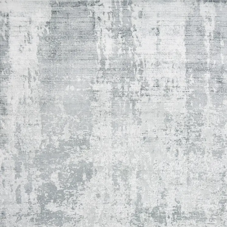 5' X 7' Dark Gray And Light Gray Abstract Hand Loomed Area Rug