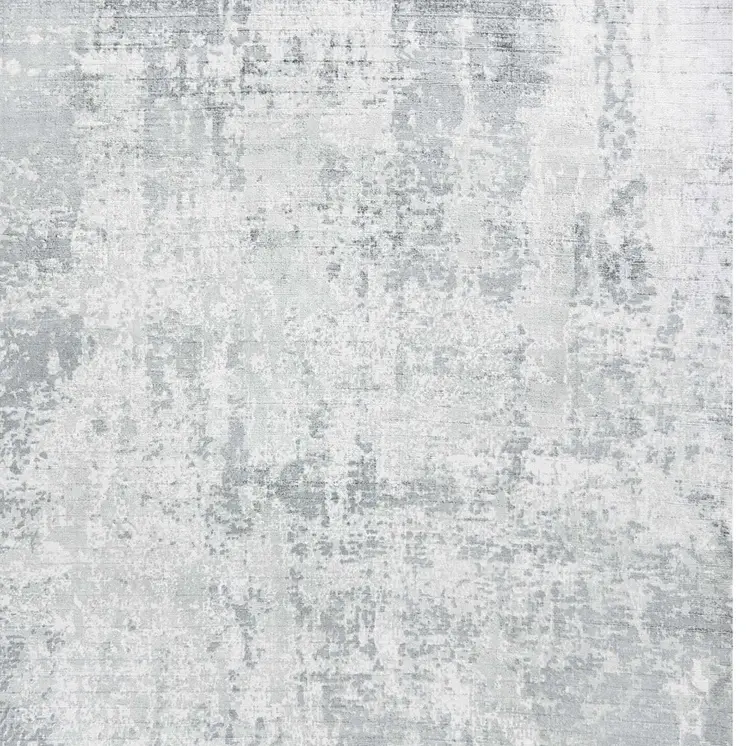 5' X 7' Dark Gray And Light Gray Abstract Hand Loomed Area Rug