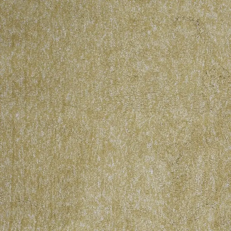 8' X 11' Yellow Shag Hand Woven Area Rug