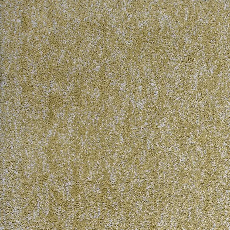 8' X 11' Yellow Shag Hand Woven Area Rug
