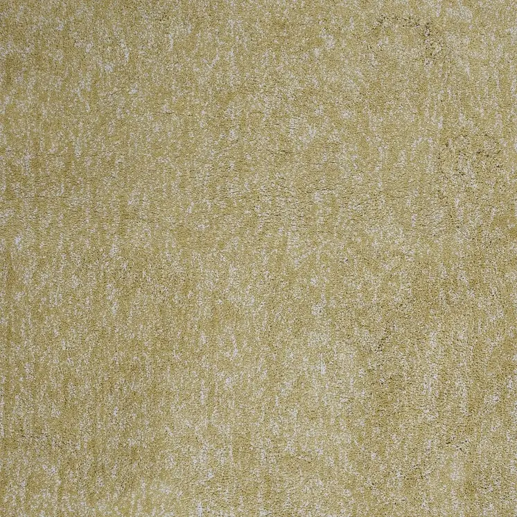 8' X 11' Yellow Shag Hand Woven Area Rug