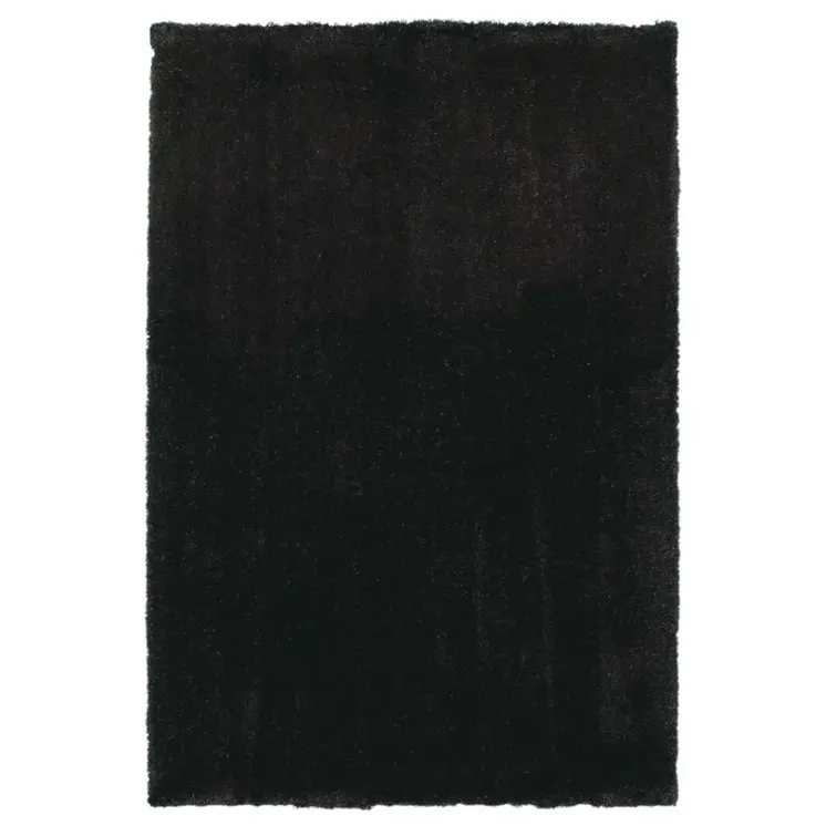 8' X 11' Brown Shag Hand Woven Area Rug