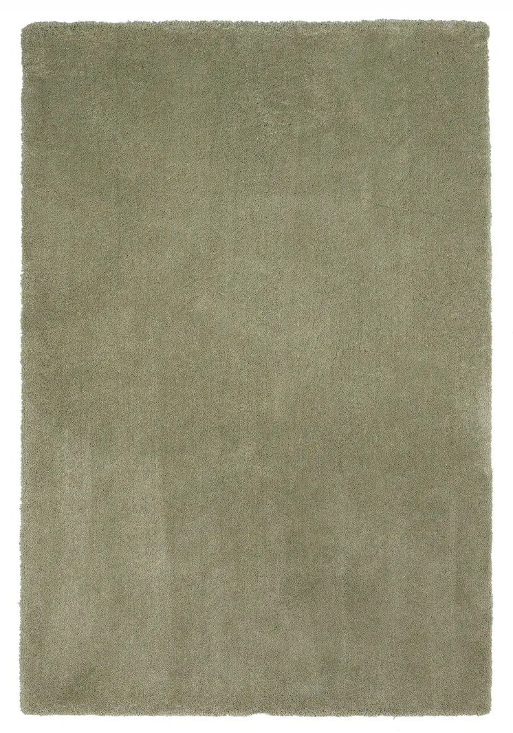 8' X 11' Green Shag Hand Woven Area Rug