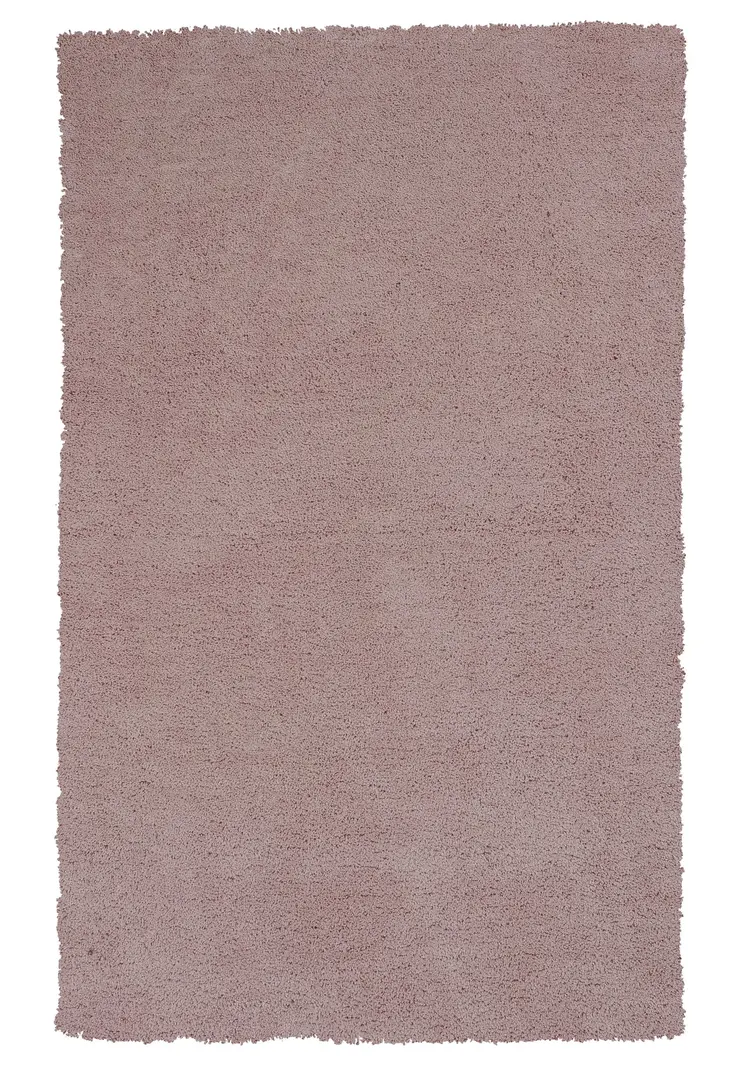 8' X 11' Pink Shag Hand Woven Area Rug