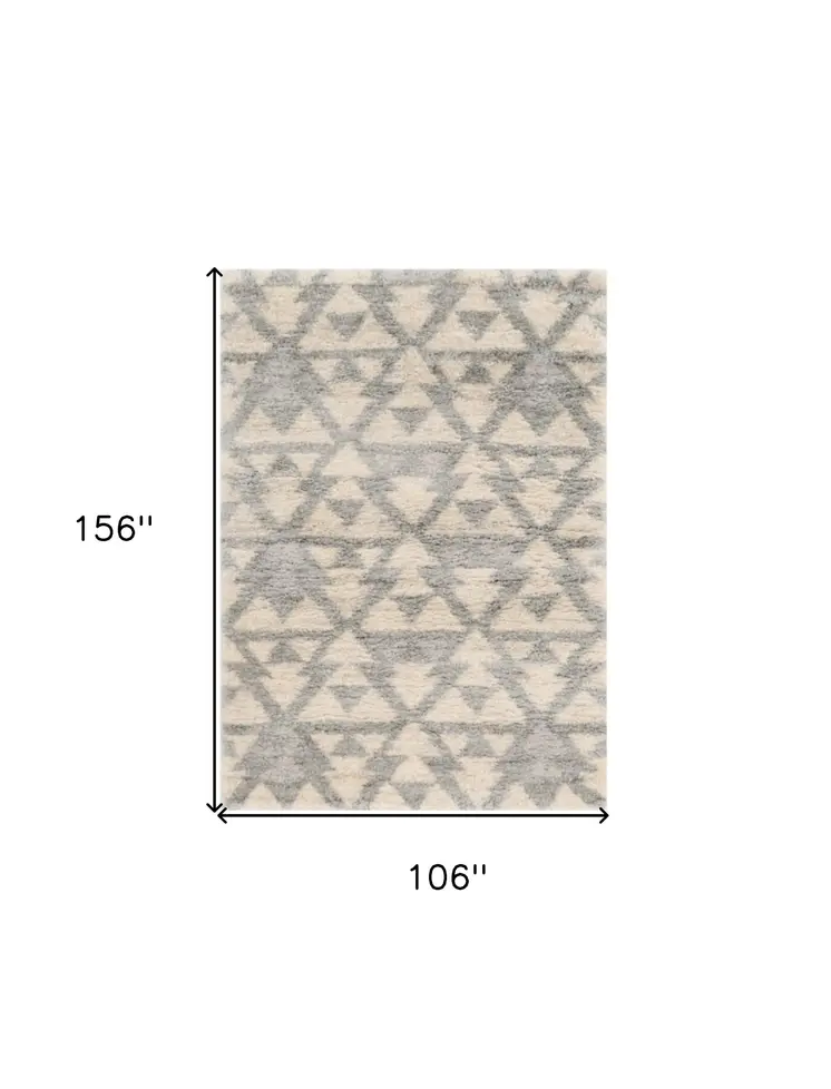 8' X 13' Ivory Area Rug
