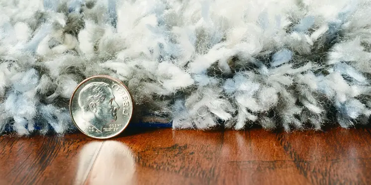9' X 13' Ivory And Blue Abstract Area Rug