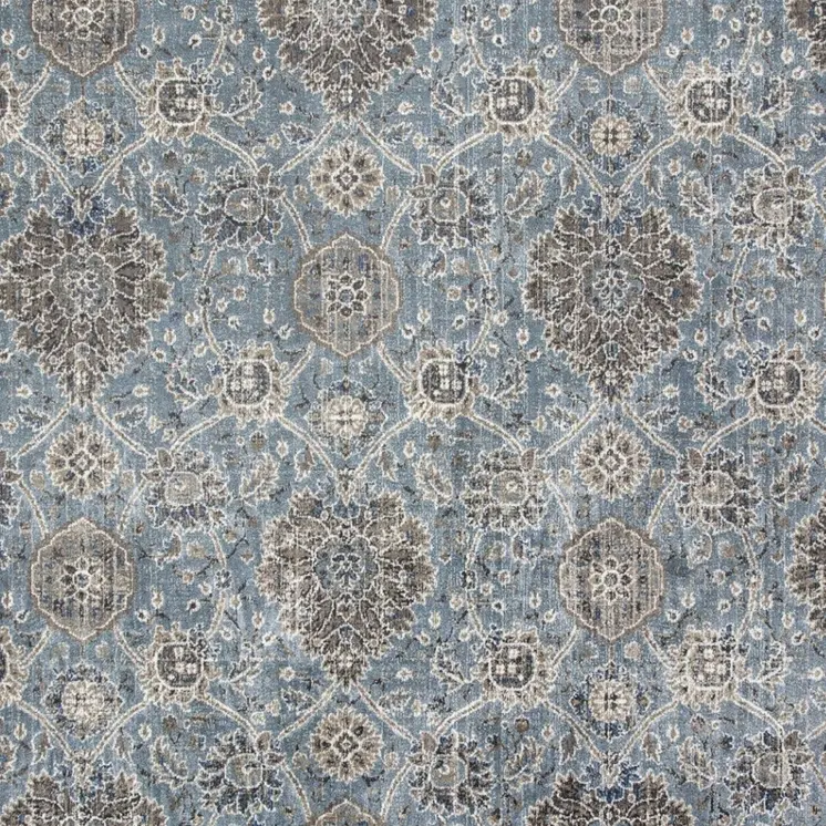 7' X 11'  Viscose Slate Area Rug