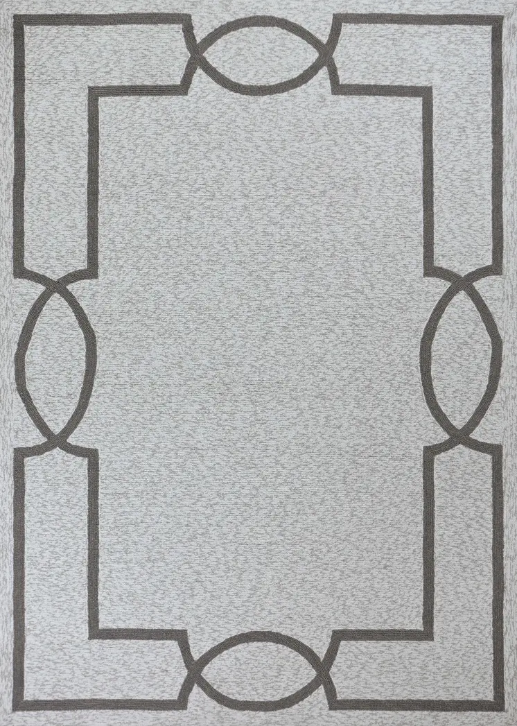 8' X 11' Ivory Indoor Outdoor Area Rug