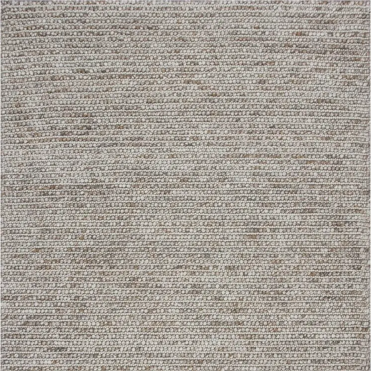 7' X 9'  Wool Natural Area Rug