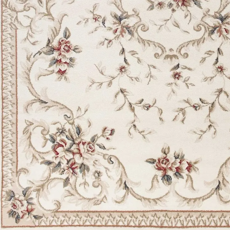 9' X 12'  Polypropylene Ivory  Area Rug