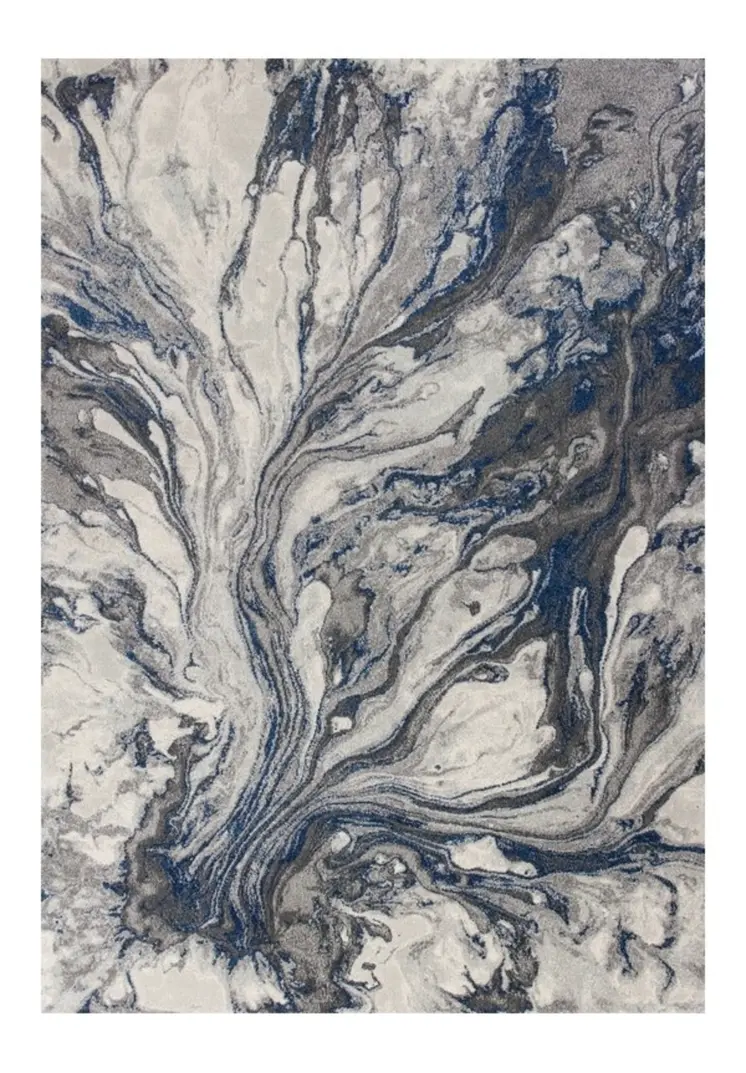 10' X 13' Gray Abstract Area Rug