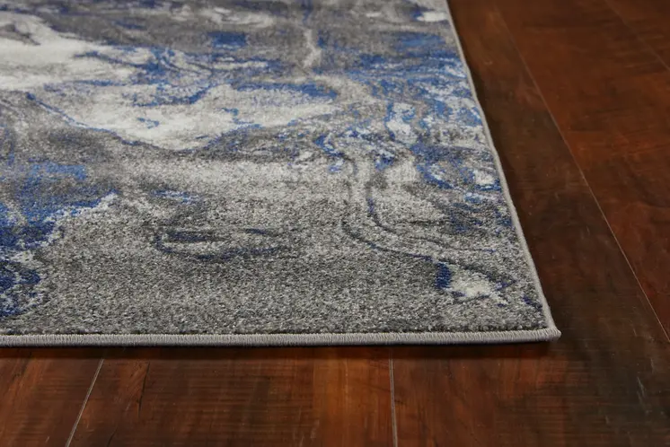 10' X 13' Gray Abstract Area Rug