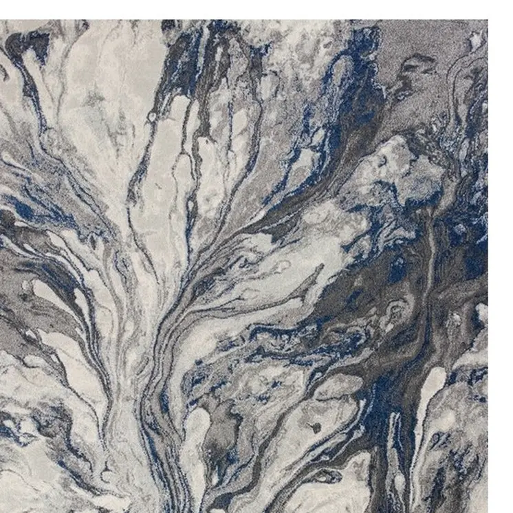 10' X 13' Gray Abstract Area Rug