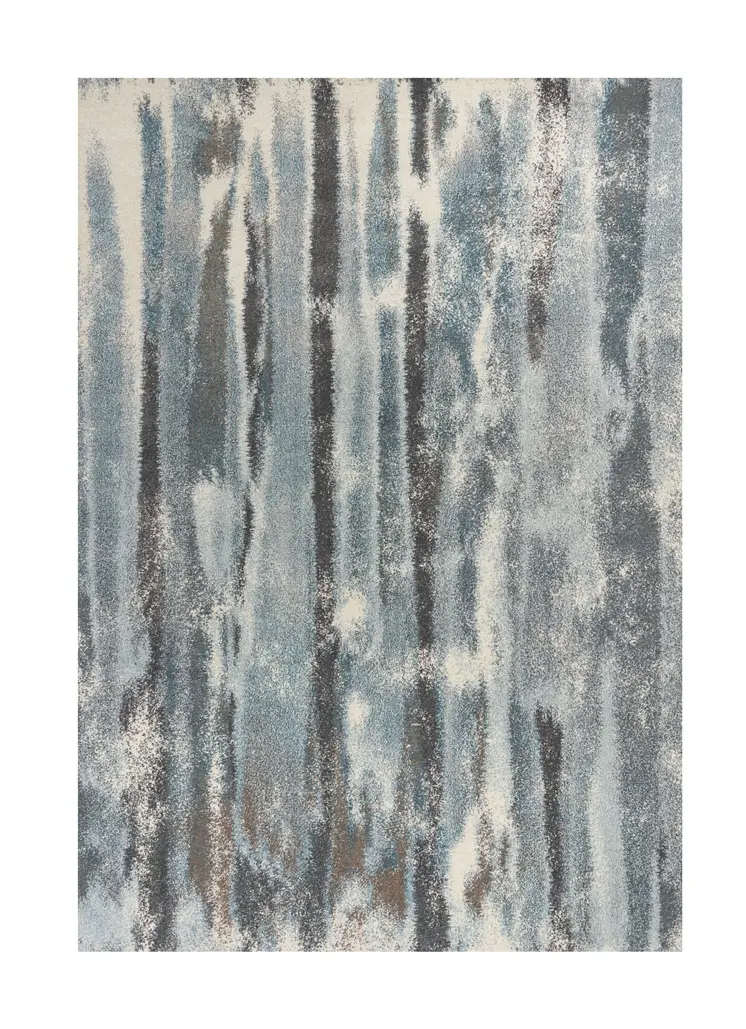 9' X 13'  Polypropylene Teal Area Rug