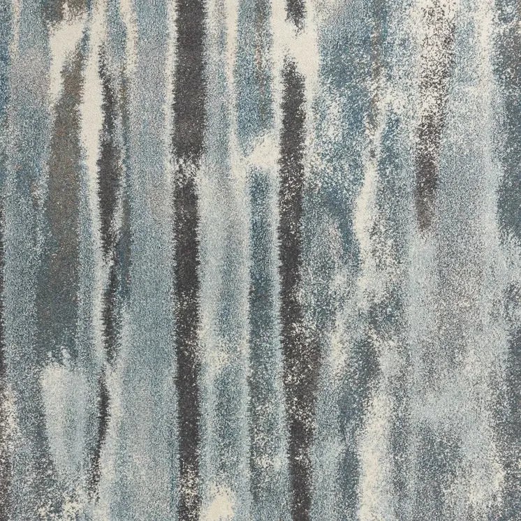 9' X 13'  Polypropylene Teal Area Rug