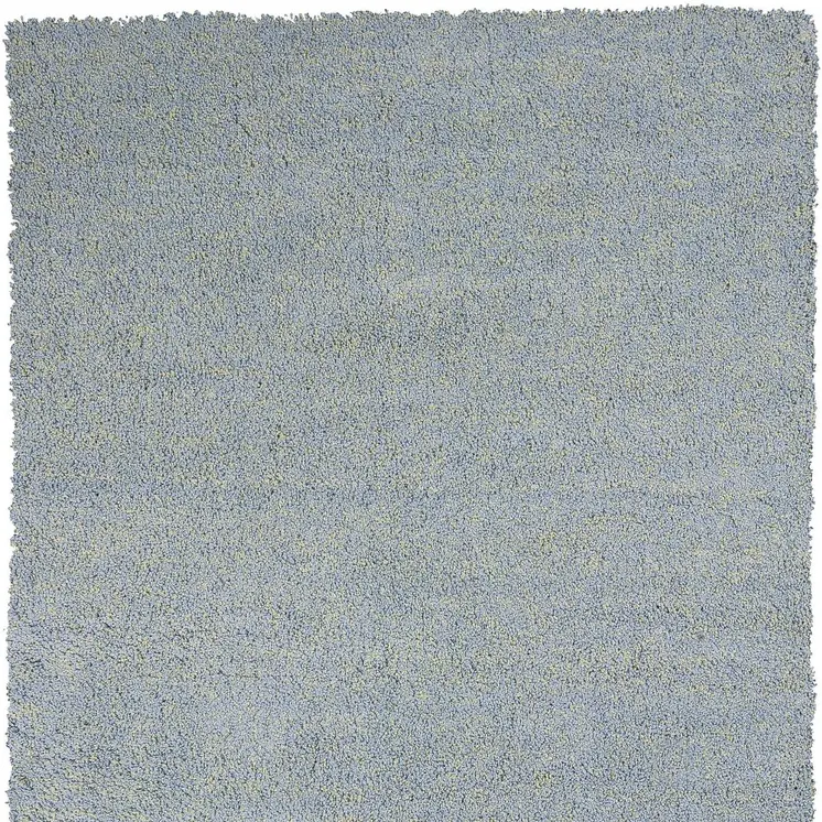 9' X 13' Blue Heather Indoor Shag Rug