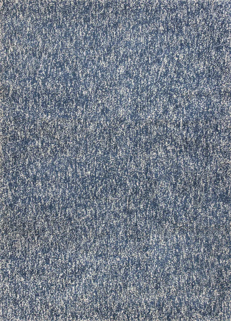 9' X 13' Ivory Abstract Shag Hand Woven Area Rug