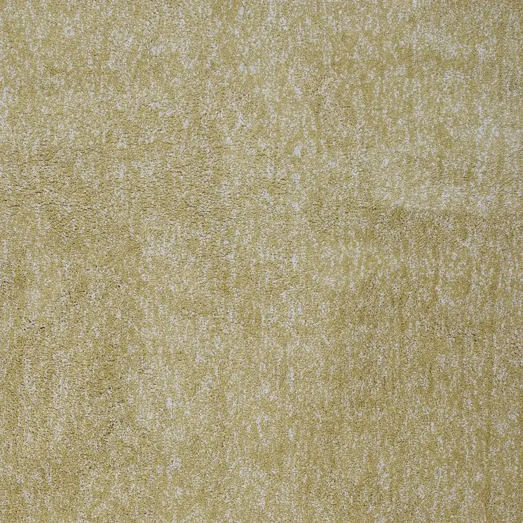 9' X 13' Canary Yellow Shag Hand Woven Area Rug