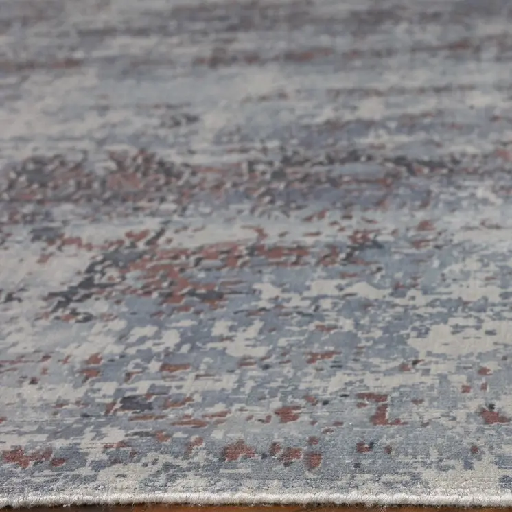 9' X 12' Gray Abstract Hand Loomed Area Rug