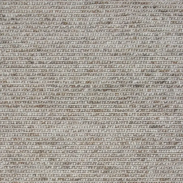 9' X 13' Natural Beige Hand Woven Knobby Loop Indoor Area Rug