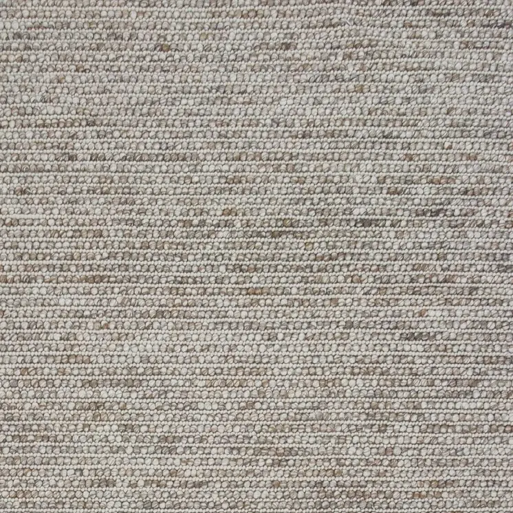 9' X 13' Natural Beige Hand Woven Knobby Loop Indoor Area Rug