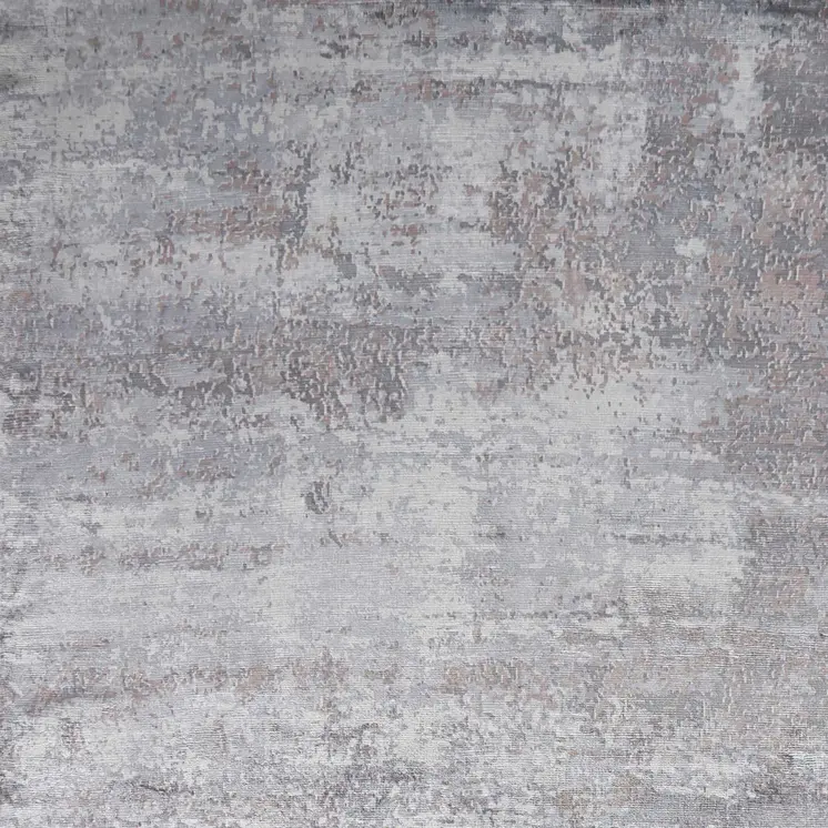9' X 13' Light Gray Abstract Hand Loomed Area Rug