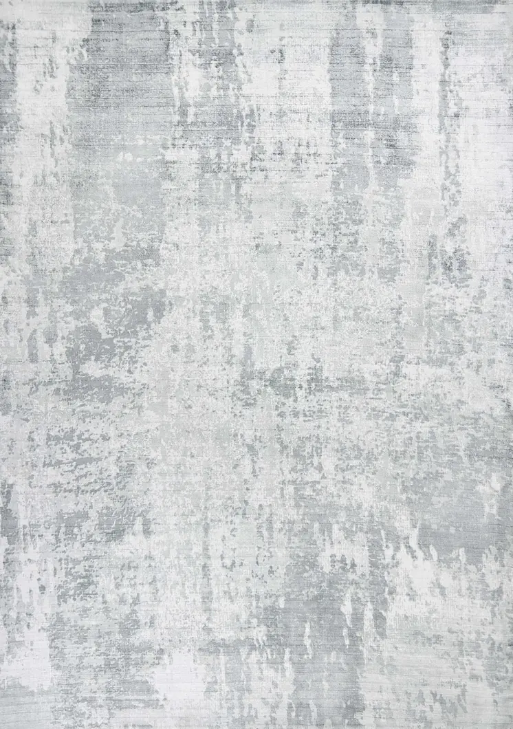 9' X 13' Gray Abstract Hand Loomed Area Rug