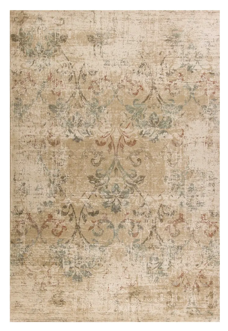 5' X 8' Champagne Vintage Area Rug