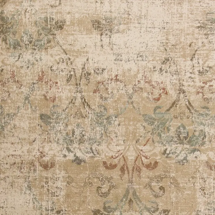 5' X 8' Champagne Vintage Area Rug