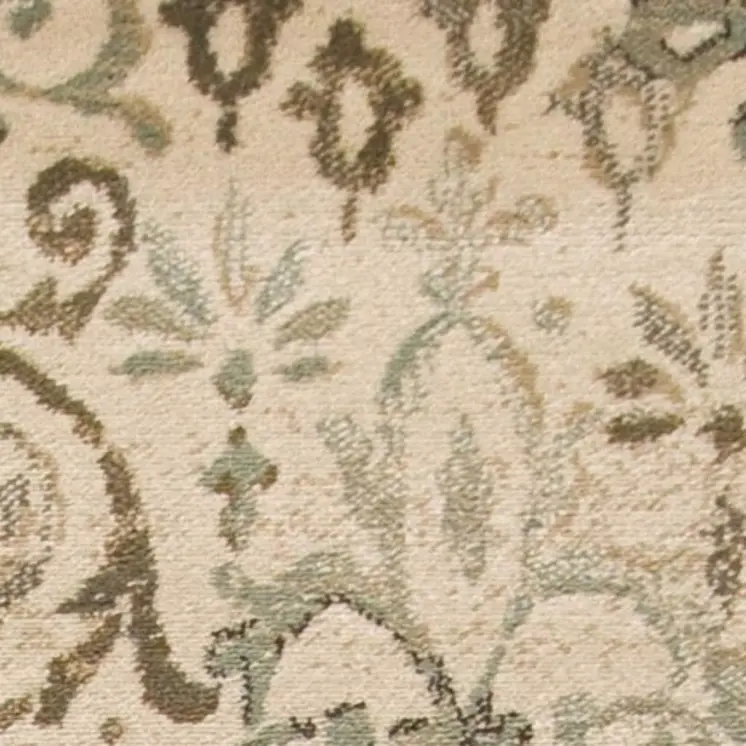 5' X 8' Ivory Vintage Area Rug