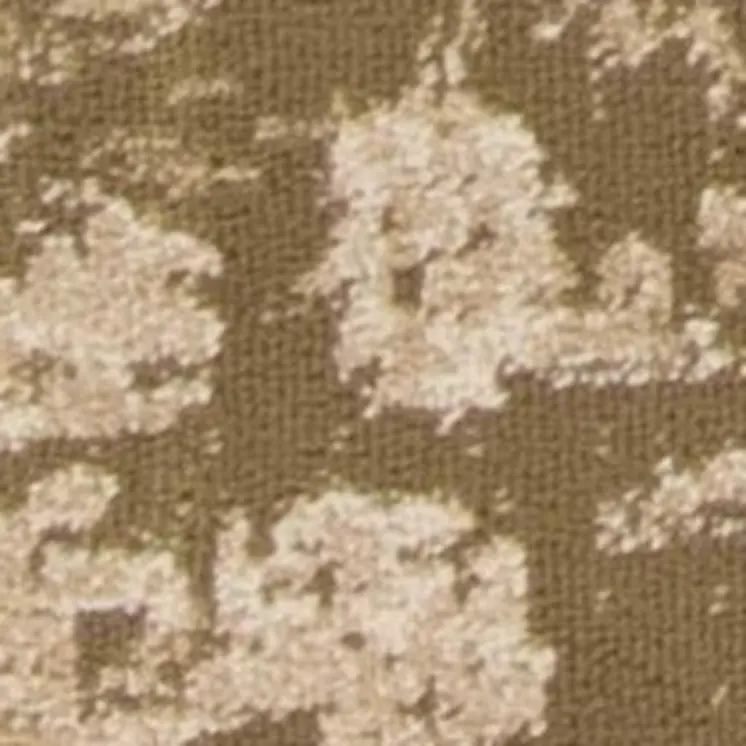 5' X 8' Beige And Tan Floral Distressed Area Rug