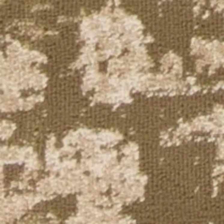 5' X 8' Beige And Tan Floral Distressed Area Rug