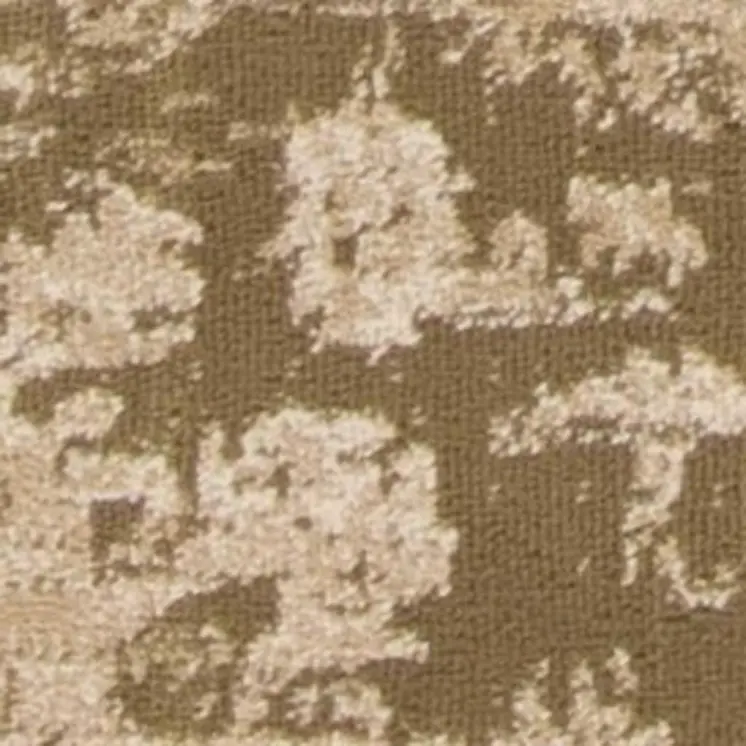 5' X 8' Beige And Tan Floral Distressed Area Rug