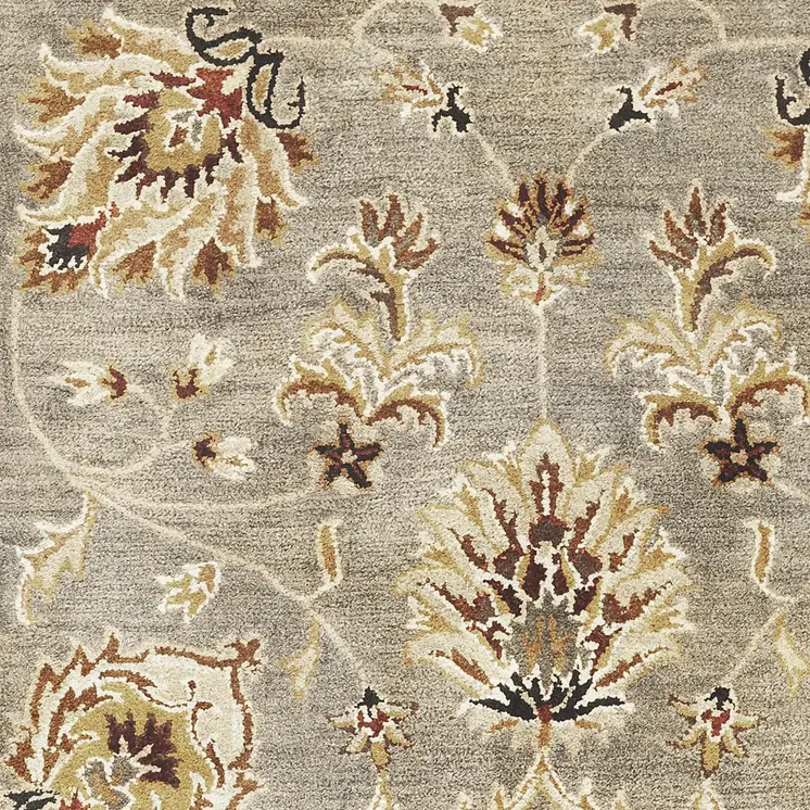 3' X 5' Gray Wool Hand Tufted Area Rug