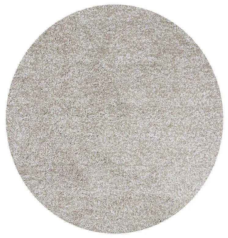 6' Ivory Round Hand Woven Area Rug