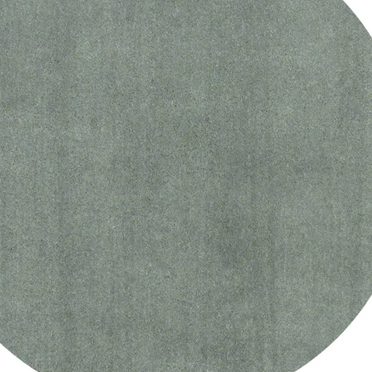 6' Slate Blue Round Indoor Shag Rug